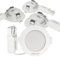 SINCELIGHT LED Einbauleuchte 3W, Kleines Downlight für 65mm Deckenloch, Schrank, Vitrine, Kompakt-Profile, Warmweiß 2700K, RA≈92 Hoher Farbwiedergabeindex, 4er-Pack