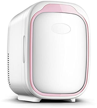 6L Kleiner Hautpflege Kühlschrank Kosmetische Tragbare Auto Lebensmittel Getränke Schnelle Kühlung Kühlschrank Hautpflege Gefrierschrank,Pink