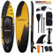 24MOVE® Sup Board Set, Premium Stand Up Paddle Board aufblasbar, Yoga Board, Surfboard Action Cam Ready inkl. Zubehör, Doppelhub Pumpe, Anti-Rutsch, Kinder & Erwachsene, Special 320x80cm bis 180kg