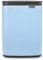 Brabantia - Bo Abfalleimer 4L - Abfalleimer klein & stilvoll - Leicht zu öffnender, sanft schließender Deckel - Hygienisch & platzsparend - Wandmontage - für Bad, Toilette, Schlafzimmer - Dreamy Blue