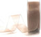 s.dekoda Schleifenband 50m x 40mm Hellbraun - Taupe Organza Chiffon Geschenkband Organzaband [1350-261]
