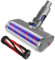 ARyee V6 Vacuum Soft/Hard Roller Floor Brush Motorhead mit LED-Scheinwerfern, Cleaner Head Kompatibel mit Dyson V6, V6 Absolute, V6 Animal Fluffy, V6 Trigger, V6 Motorized Floor Vacuum Cleaner Series
