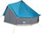 vidaXL Tipi Familienzelt 12 Personen, Campingzelt mit Netzwände, Wasserdicht Tipizelt mit E-Anschluss, Gartenzelt, Blau 185T Polyester