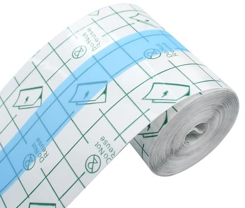 1Rotolo Benda Trasparente Impermeabile(6cm*5m),pellicola tatuaggi, Bendaggio Antiallergico Benda, Traspirante,per Protezione Delle Ferite