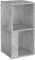 Genérico Wenjingqi 809021 Eckschrank, Holz, Grau, 33 x 33 x 67 cm, Grau