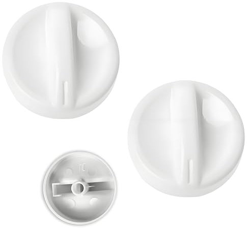 OHYER Universal Mikrowellenherd Knopf Knöpfe Schalter für Backöfen Schaltknöpfe Kochgeschirr Knöpfe Universelle Ersatzknöpfe Drehknopf Herd für Zubehörhaltegitter Backofen (Weiße, 46 * 12mm-2)