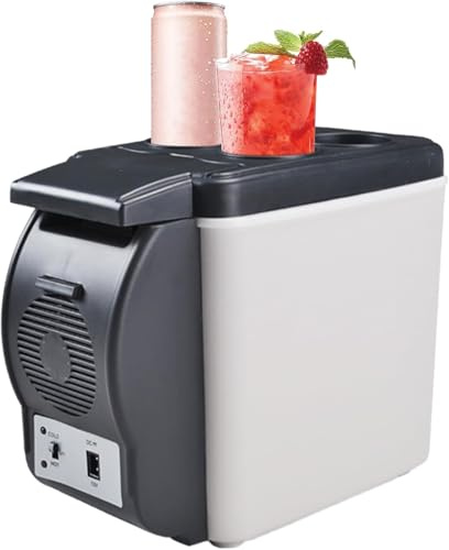 1PC Car Refrigerator Portable Freezer, Portable Fridge for Camping,12V Car Fridge Freezer, 6L Cars Small Fridges Refrigerator, Electric Cooler for Road Trips Travel