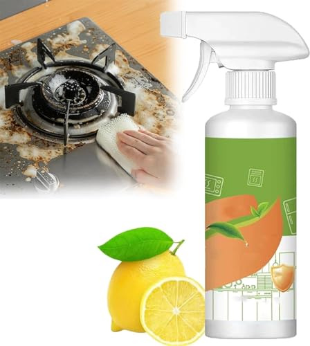 Natural Enzyme Formula to Household Appliances, Multi-Purpose Oil Cleaner, Kitchen ApplianceCleaners, HeavyOil Cleaner Stain, All Purpose OilCleaner, for Hold, Oven, Stove, Range Hood (1)