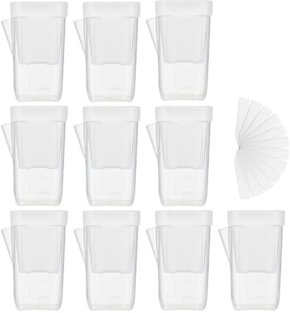 Pflanzen mit Wasserstandsanzeige, für Outdoor, Balkon, Hof, Afrikanische Sämlinge, Kakteen und P, 10 Stück