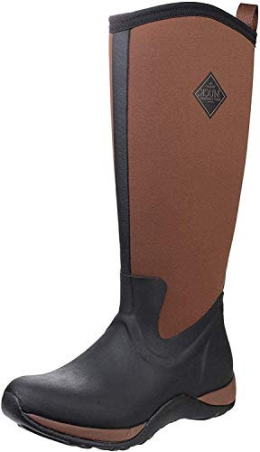Muck Boots Unisex Arctic Adventure Gummistiefel (41 EU) (Schwarz/Tan)