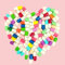 Smile Face Capsule Message in a Bottle Letter Love Friendship Pill Gift (200pcs)