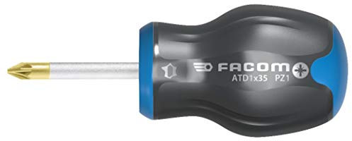 FACOM ATD1X35 TOURNEVIS PROTWIST boule pour vis cruciformes POZIDRIV - lames courtes