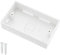 White Hinge Double Gang Back Box (32mm) with Fixings Twin Electrical Cavity Wall Socket Flush Pattress Dry Lining