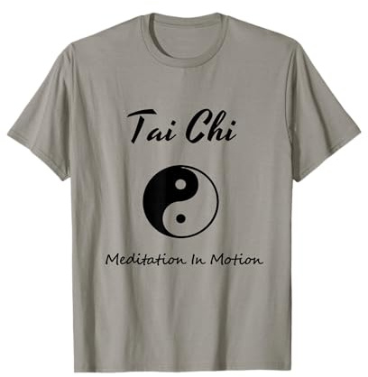 Tai Chi Tshirt, Meditation in Motion, Martial Arts Gift Tee T-Shirt