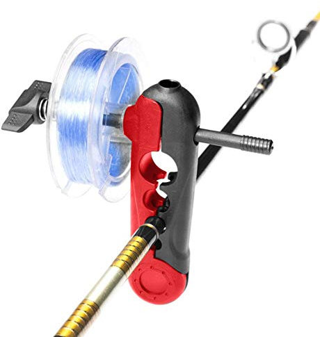 VBESTLIFE Mini Fishing Line Spooler Rollenwickler, tragbare Angelschnurwickelspule für unterschiedliche Spulengrößen Angelzubehör