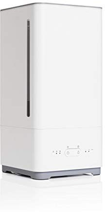 Wilfa MOIST L Luftbefeuchter - Ultraschall, 5 Liter Wassertank, für Räume mit bis zu 20 m², 17 Stunden Betriebszeit, weiß 601215