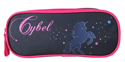 CYBEL Bagtrotter Trousse Scolaire 2 Compartiments Marine Et Rose