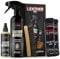BassMotor - KIT Leder-, Haut- und Alcantara-Reiniger für Autos Sitze und Polsterung - Leather Reviver Kit 500 ml + Leder-Nährstoff 100 ml + Professionelle Bürste + 2 Mikrofasertücher 400GSM
