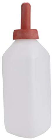Hztyyier 2L Kalbsmilch Zufuhrflasche ohne Griffschraubensatz Milchfütterungsersatz für Kalbskuh