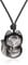 COAI Geschenkideen Unisex Kette mit Fuchs Anhänger aus Silbernem Obsidian Glückskette Halskette