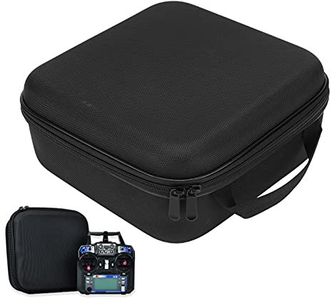 BIKING RC Controller Carrying Case,Universal Remote Control Plane Controller Storage Bag for AT9/X9D/WFLY 9 Controller