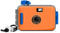 HOJO Disposable Camera Single Use Film Camera/Reusable 35mm Film Camera,One time Imaging,5m Waterproof,Retro Style Film Camera Multipack (Orange,Basic)