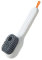 Brosse à chaussures liquide – Brosse de nettoyage à poils doux avec distributeur de savon – Type de presse automatique pour vêtements et chaussures, nettoyage facile de grandes surfaces