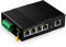 Binardat 5 Port Gigabit Din Rail Industrial Ethernet Switch, 4 Ports and 1 Uplink 10/100/1000Mbps, Fanless Wall Mount, with One Power Supply…