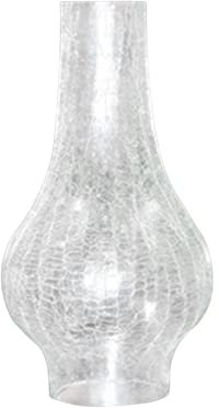 LOVIVER Antiker Stil Öllampe Schornstein Lampenschirm Kerosin Wandschirm Zubehör Ersatz für Küche Café Schlafzimmer Kamin Bar, Crackle-Schatten