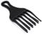 Professional Afro Pick, Wide Tooth Detangling Hair Forks, Hair Pick Comb for Men Women Barber Salon (S)