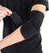 KIMISS Outdoor Sports Elbow, Protector Pad Guard Strap Peluche Para Support Brace Perro Erwachsene für Tennis Badminton Flesh (Schwarz)