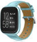 TOPsic Leder Armband Kompatibel mit Fitbit Versa 2, Ersatz Uhrenarmband Weich Leder Armband für Fitbit Versa 2, Fitbit Versa, Fitbit Versa Lite, Fitbit Versa SE Damen Herren