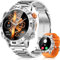 PODOEIL Smartwatch Militare da Uomo, 1.43 AMOLED, 100+ Modalità Sportive/Bluetooth Chiamate/Monitor Salute/Impermeabile Tattico Smart Watch per iPhone Android Samsung