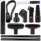 Happlignly 11-Teiliges Set mit Staubsaugeranlagen 2 1/2 Bis 1 1/4 Bis 1 3/8 & 1 7/8 Bis 1 Staubsaugerschlauchadapter-Kit, Wie Abgebildet, Aus Kunststoff, Universelles Staubsau