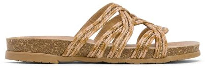 Porronet Sandalia Bio con Pala Textil Cuero Dafne