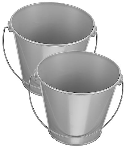 POPETPOP 2 Pièces Decoration Interieur décoration Interieur Jardiniere terrasse Accessoire Jardin Mini Cache Pot Fer forgé Ornements Plateau de Glace tambouriner Enfant Pot de Fleur Le Fer