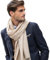 LA FERANI Herren Sommerschal Kaschmir beige 180x70cm extra dünn für formelle Anlässe Anzug elegant Stil Klassik geschmedig leicht beige Herrenschal Geschenk für Ihn (Beige)