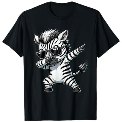 Dabbing Zebra | Lustiges Zebra am Dabben Geschenk Zebra T-Shirt