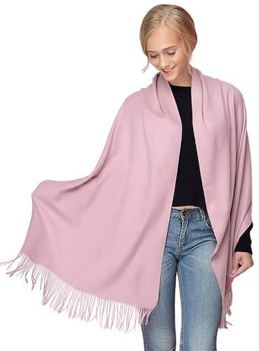Moschen-Bayern Pashmina Stola Damen für Abendkleid Kaschmirstola Kaschmir Schal Umhang Paschmina - Violett Flieder