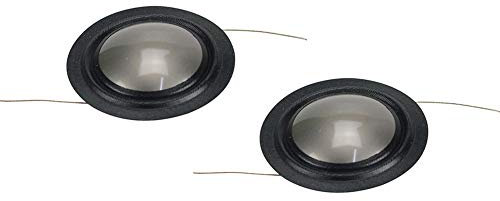 Bordhap 25.4mm Metal Titanium Film + Silk Side Diaphragm 25 Core Tweeter Voice Coil Speaker Repair Film 8 OHM 1 Pairs