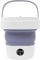 MINRS 12L Mini Waschmaschine Faltbare, Camping Waschmaschine mit Schleuder Faltbare Tragbare Mobile Washing Machine Klein für Unterwäsche, Babykleidung, anderen Kleinen Kleidungsstücken Lila