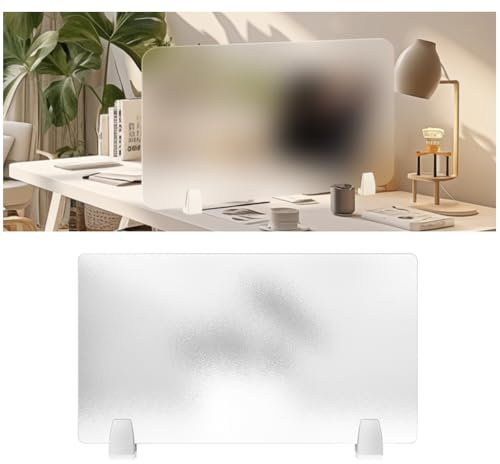 Acrylic Clamp on Desk Divider for Office Privacy 20x16In Desk Partition for Schools Students Classroom Acrylic Desk Panel with Clamp Office Desk Accessories