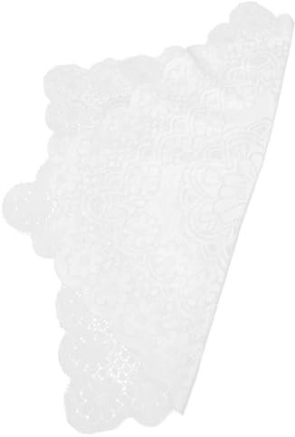 jojofuny Quadratische Tischdecke Aus Spitze Multifunktionale Abdeckung Für Mikrowelle Brotbackmaschine Und Haushaltsgeräte Stilvoller Staubschutz Weiß Eleganter Küchenschutz