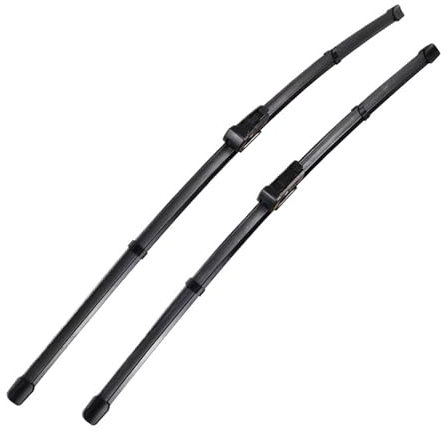 AESRTMJ Escobillas Limpiaparabrisas Delanteras Izquierdas para Seat para Leon MK3 5F 5F8 201-2020 Parabrisas Ventana Coche Escobillas De Lluvia.