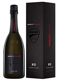 Contadi Castaldi Brut Race Ducati Corse - Franciacorta DOCG Astucciato - Uve Chardonnay, Pinot Nero, Pinot Bianco - 750ml (Confezione da 6)