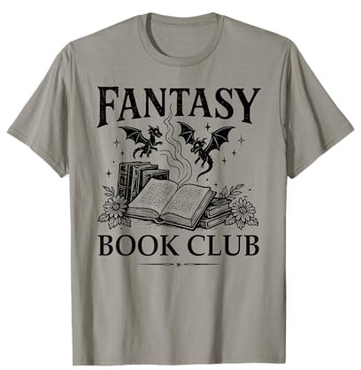 Bookish Fantasy Book Club Dragon & Books In My Romantasy Era T-Shirt