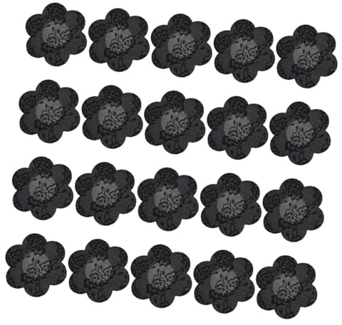 COLLBATH Dekorative Spitzen Nippelpads Einweg Atmungsaktiv Selbstklebend Dünn Brustwarzenabdeckung für Damen Sommer Unterwäsche Zubehör