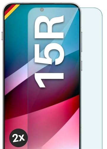moex Schutzfolie für OnePlus 15R Glas 9H Härte, gehärtetes Schutzglas, Panzer Schutz Glas Displayschutz Folie, kompatibel mit jeder Handy Hülle, ShockProtect 2 Stück