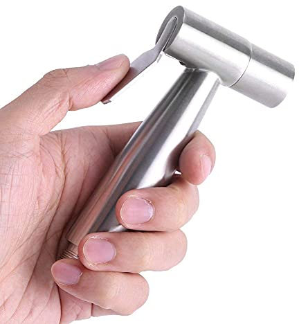Doccetta da bagno a mano in acciaio inox, spray-bidè per bagno e doccia