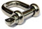 2 Schäkel Edelstahl rostfrei Niro V4A Rundschäkel Materialstärke 5mm-22mm (D = 12 mm)